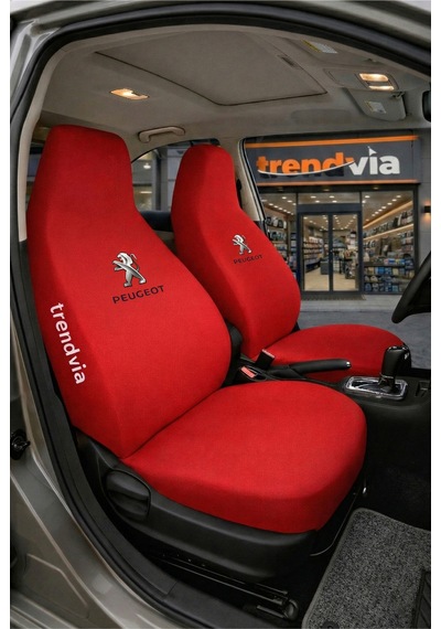 Peugeot Eski Logolu Oto Koltuk Kılıfı Ön Arka Set Penye Universal Koltuk Koruyucu Servis Kılıfı 74954906