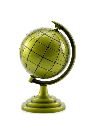 Globe Küçük Metal Dünya Biblosu - Dekoratif Süs Eşyası 5047 Belirtilmemiş