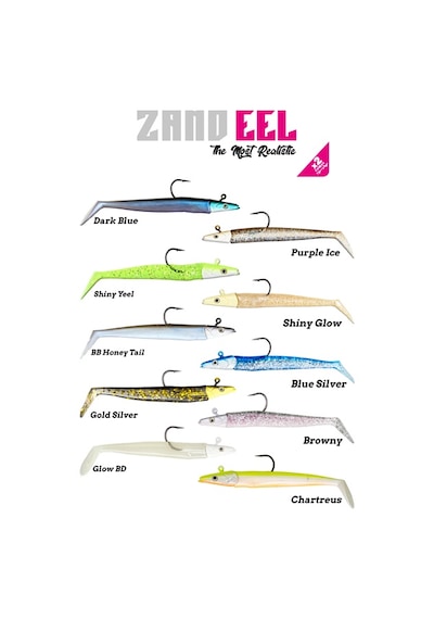 Fujin Zand Eel 11cm 7gr-14gr Double Body+head Silikon Balık