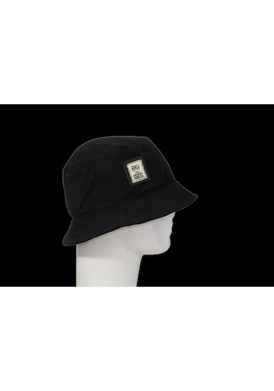 Bay Şapkacı Unisex Yama Detaylı Pamuklu Bucket Balıkçı Şapka Koleksiyonu 8980 Siyah