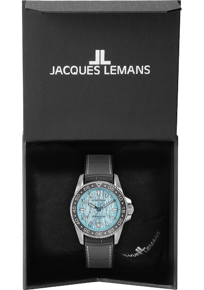Jacques Lemans 1-2205f Lıverpool Dıver Erkek Kol Saati Gümüş - Siyah