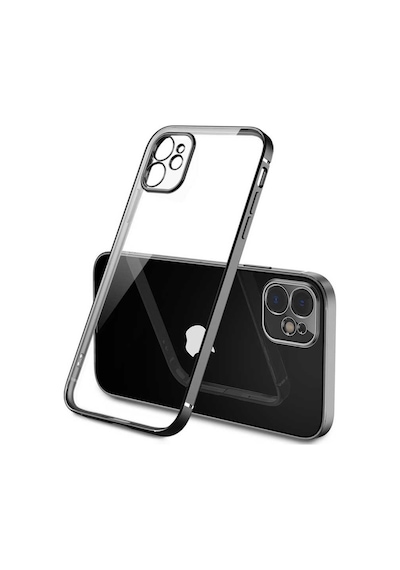 Apple Uyumlu iPhone 12 Kilif Zore Gbox Kapak-Siyah 516653720
