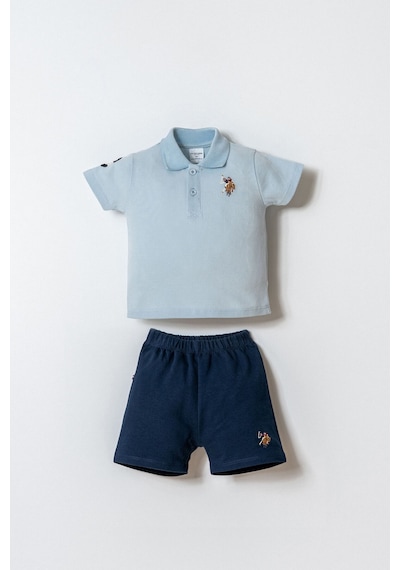 U.s. Polo Assn. Erkek Bebek Mavi Şort Takım 5274-49978 mavi