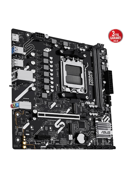 Asus Prıme B850m-f 2xddr5 Pcıe 5.0 2xm2 Hdmı Am5 Amd Aura Sync Anakart