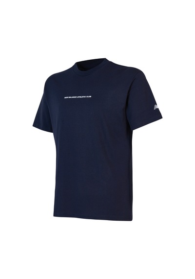 New Balance Nb Lifestyle Men Tshirt Erkek Lacivert T-shirt - Mnt1648