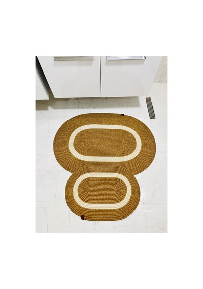 Hasır,jüt, Kilim, Paspas, Mutfak Halısı, Banyo Paspası, Halı,yolluk,2 Li Takım Oval Hasır-krem Hasır-krem Hasır,jüt, Kilim, Paspas, Mutfak Halısı, Banyo Paspası, Halı,yolluk,2 Li Takım Oval Hasır-krem Hasır-krem