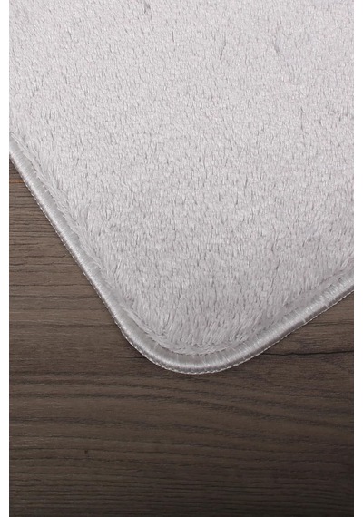 Relax Gri 80x150 + 50x80 Cm 2'li Banyo Halısı Paspası Seti, Kaymaz Klozet Takımı Çok Renkli