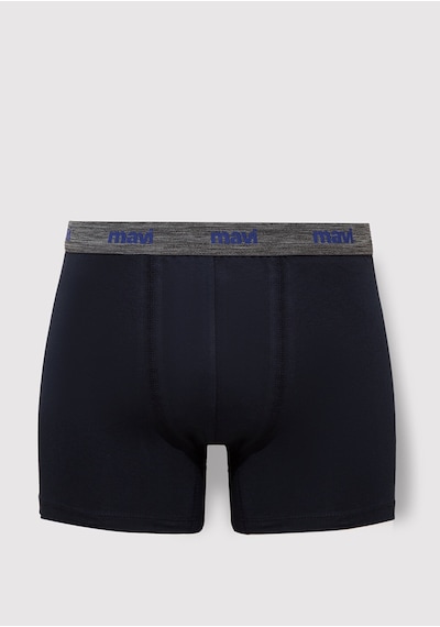 Mavi - Lacivert Basic Boxer 0911178-70500 Lacivert