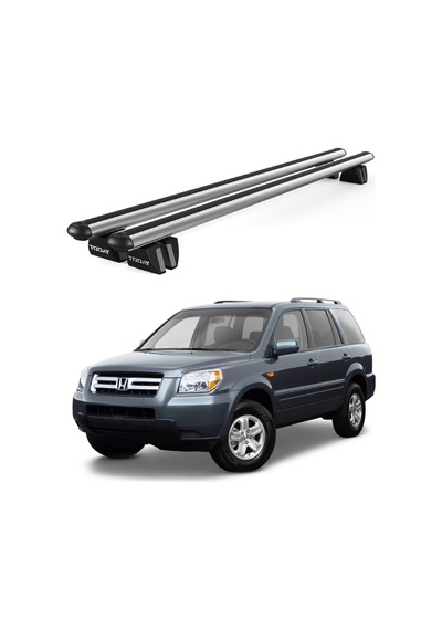 Pençe Honda Pilot Ara Atkı 2003-2008 Uyumlu Gri Ara Atkı Port Bagaj Tavan Barı