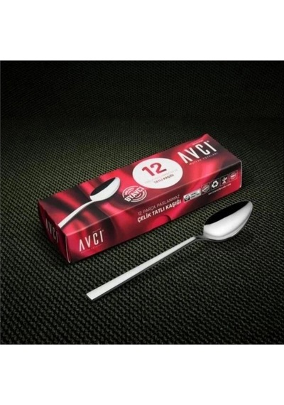 Avcı St104 Star Tatlı Kaşığı 2.5mm 12 Li