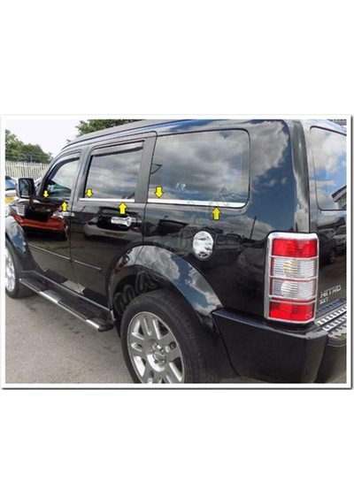 Db Chrome Dodge Nitro Cam Çıtası Nikelajı 2007 Sonrası 6 Parça P.