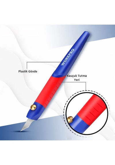 Workpro Wp219005 14 Parça Profesyonel Hobi Maket Bıçağı Seti Fr Wp219005