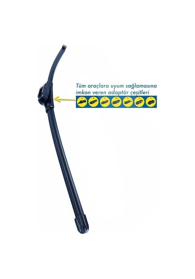 Renault Kangoo Supermute Muz Silecek 2'li Set 1997-2007 Minivan, 500 Mm X 400 Mm Boyut