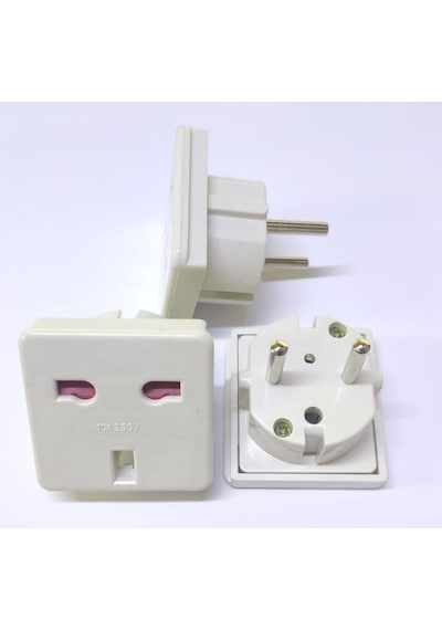 Power Çevirici Adaptör İngiliz To Topraklı Fiş