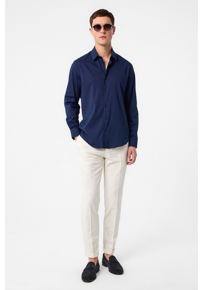 Antioch Slim Fit Erkek Gömlek A25y10123 Lacivert