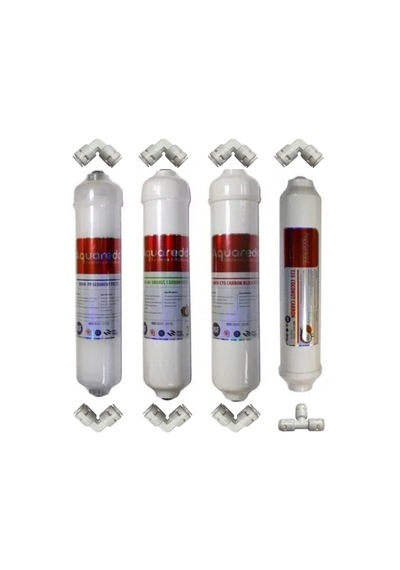 Su Arıtma Cihazı Aquaredd İnline Filtre Takımı 4'lü Set