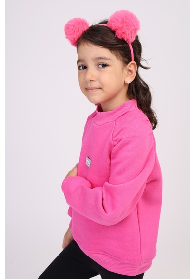 Toontoy Kids Toontoy Kız Çocuk Sweatshirt Fuşya