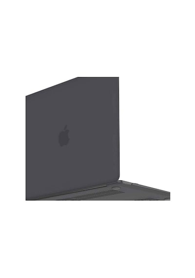 Apple Macbook Uyumlu Pro 14.2 2021 Apple Macbook Uyumlu Buzlu Kapak - Füme Evimdeyokyok
