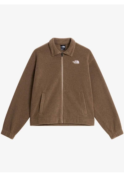 The North Face Nf0a8j6k-0v2 W Fleece Collared Jacket Kadın Ceket Kahverengi
