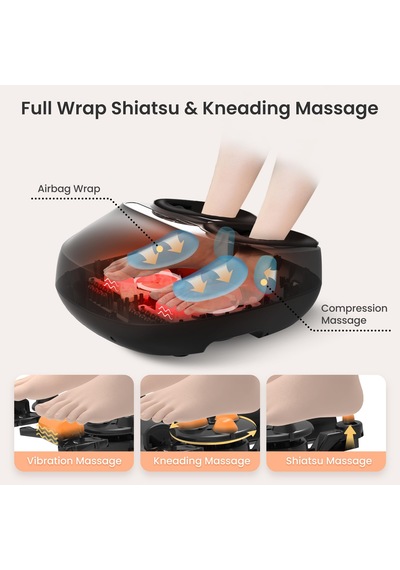 Comfıer Shiatsu Ayak Masajı Isı Ve Yoğurma Sıkıştırma Titreşim Duraklatma Fonksiyonu Plantar Fasiit Nöropati İçin Elektrikli Ayak Masajı Kadınlar İçin Uzaktan Kumanda Hediyeler Comfıer Shiatsu Ayak Masajı Isı Ve Yoğurma Sıkıştırma Titreşim Duraklatma Fonksiyonu Plantar Fasiit Nöropati İçin Elektrikli Ayak Masajı Kadınlar İçin Uzaktan Kumanda Hediyeler