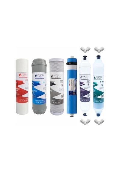 Piksel Aqua 10 Aşama Açık Kasa Su Arıtma Cihazı Filtresi
