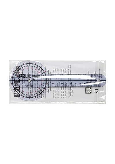 Baseline Plastik Gonyometre 360 Derece 20 CM