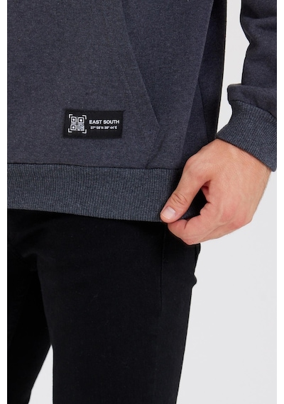 Mmetalic Kanguru Cepli Kapüşonlu İçi Pamuklu Erkek Sweatshirt 001