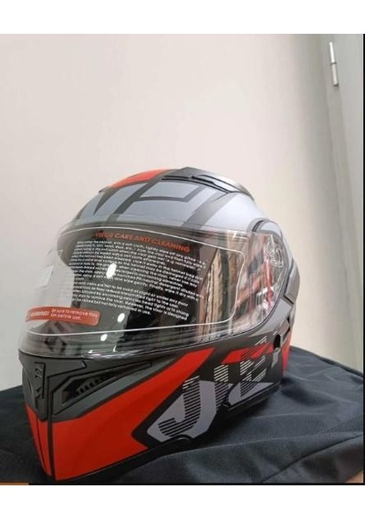 Kc 902 Full Face Çene Açılır Güneş Vizörlü Motosiklet Kaskı L Beden Siyah Kırmızı Gri Siyah - Kırmızı Kc 902 Full Face Çene Açılır Güneş Vizörlü Motosiklet Kaskı L Beden Siyah Kırmızı Gri Siyah - Kırmızı