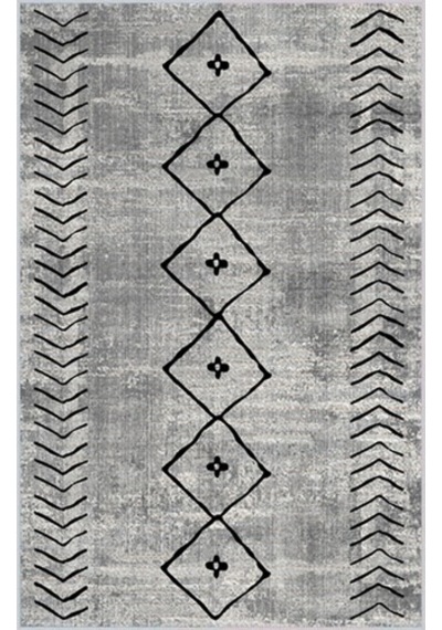 Rovigo Home Dijital Baskı Kaymaz Taban Salon Halısı Rvg1360 Çok Renkli