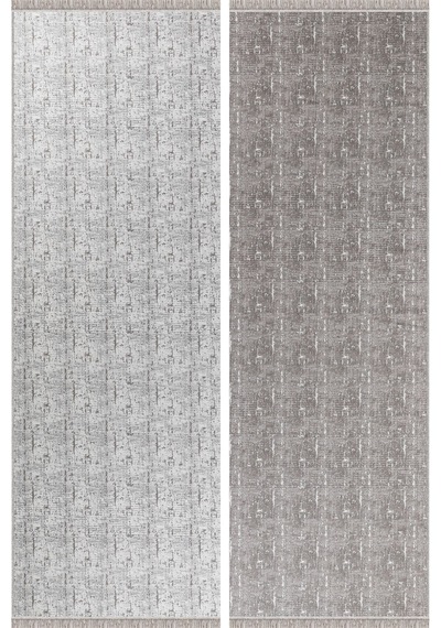 Arya Vl Çift Taraflı,katlanabilir,yıkanabilir,yüksek Kalite Pamuk Salon,oturma Odası,balkon Kilim Krem-bej 1