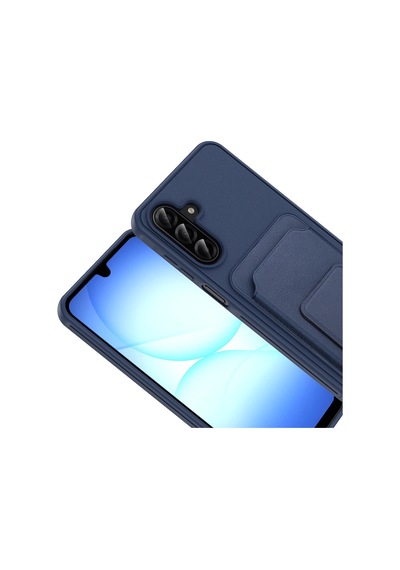Galaxy Uyumlu A17 Kılıf Kartlıklı Tpu Redclick Bikart Kapak Çok Renkli