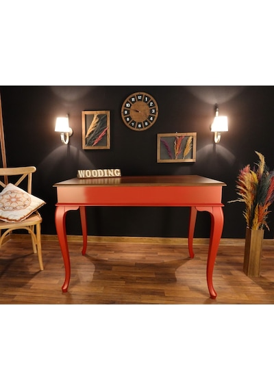 Wooding-Mobilya Wooding 100 Cm Masif Kırmızı Ceviz Yemek Masası
