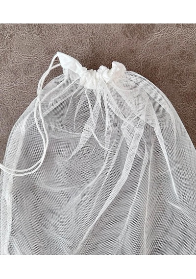 2 Adet 40x60cm Çamaşır Filesi Beyaz