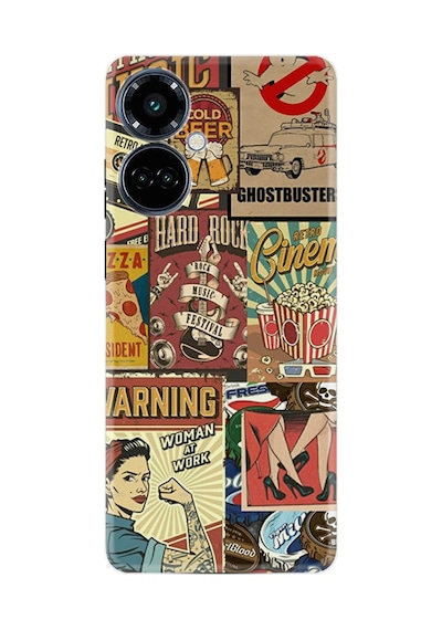 Tecno Camon 19 Pro Kılıf Boutique Baskılı Resimli Festival Pcode -053