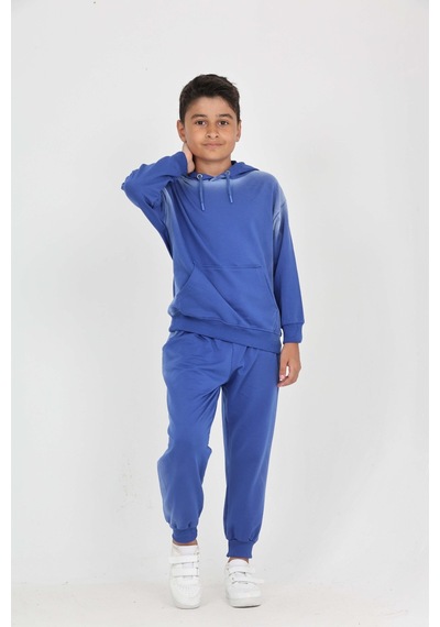 Toontoy Erkek Çocuk Saturday Baskılı Eşofman Takım Saks Mavisi Toontoy Erkek Çocuk Saturday Baskılı Eşofman Takım Saks Mavisi