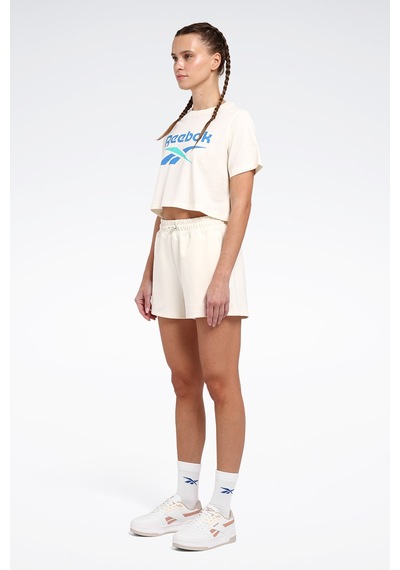 Reebok New Id Reg Crp Tee Bej Kadın Kısa Kol T-shirt Bej
