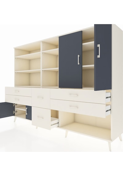 Hyperion Dolap 10 Raflı 6 Çekmeceli 4 Kapaklı 220x44x163 Aytaşı-a Aytaşı-antrasit/aytaşı Hyperion Dolap 10 Raflı 6 Çekmeceli 4 Kapaklı 220x44x163 Aytaşı-a Aytaşı-antrasit/aytaşı