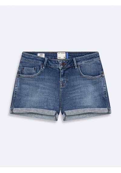 LTB Judıe Düşük Bel Jean Mid Indigo Şort
