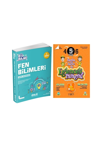 Ünlü Yayınları 5.sınıf Bil Bang Fen Bilimleri Ve Lodos Eğlenceli Paragraf Soru Bankası Seti 2 Kitap