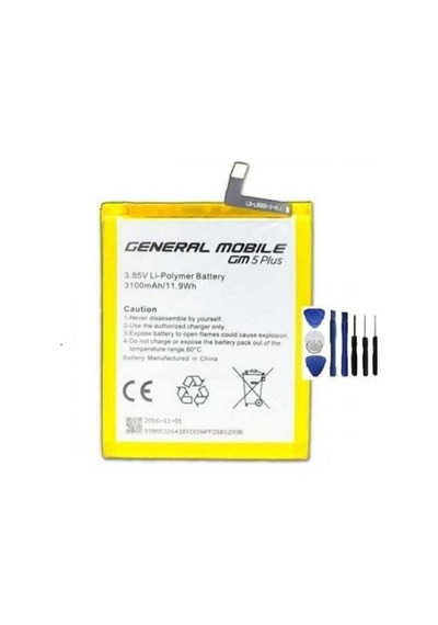 General Mobile Gm5 Plus Batarya Pil + Tamir Seti