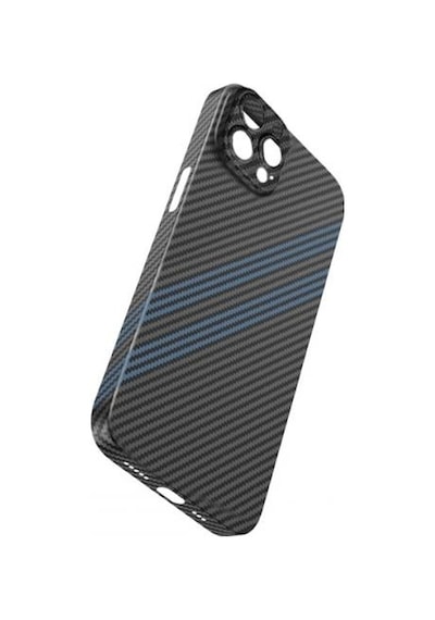 Coofbe Karbon Fiber Kamera Korumalı Desenli Apple Uyumlu iPhone 14 Pro Kılıf Parmak İzi Bırakmaz 0.6mm Kalınlık