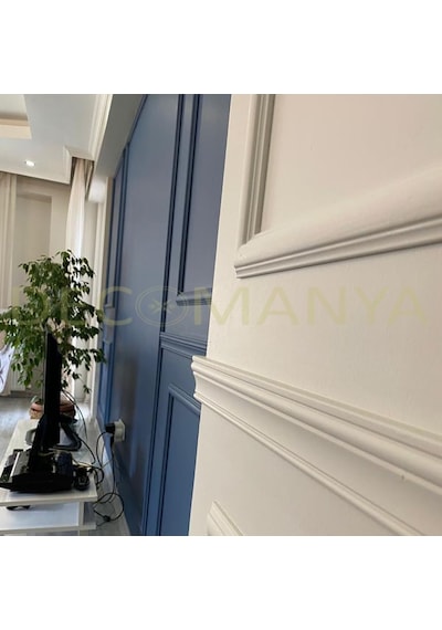 Decomanya Boyanabilir Duvar Çıtası 4 Cm Poliüretan Duvar Çıtası (480023873)