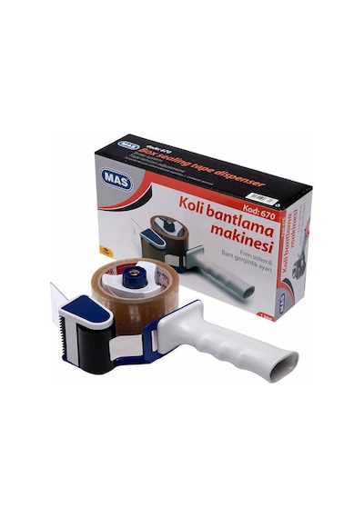 Mas Koli Bantı Kesme Makinası + 4 Adet 100 M Koli Bantı