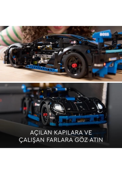 LEGO® Technic Porsche GT4 e-Performance Yarış Arabası 42176 – 10 Yaş ve Üzeri Çocuklar İçin Oyuncak Uzaktan Kumandalı Araba Yapım Seti(834P)