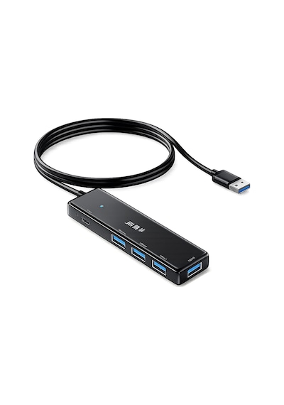 4 Port Usb 3.0 Hub Çoklayıcı, Type-c Güç Girişli 5gbps Veri Aktarım Destekli Usb Çoğaltıcı, Notebook Pc Klavye Mouse Usb Bellek Harici Disk Uyumlu Z418c