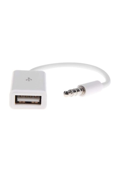 Erkek Aux 3.5 Mm. To Dişi Usb Stereo Ses Mp3 Telefon Çevirici