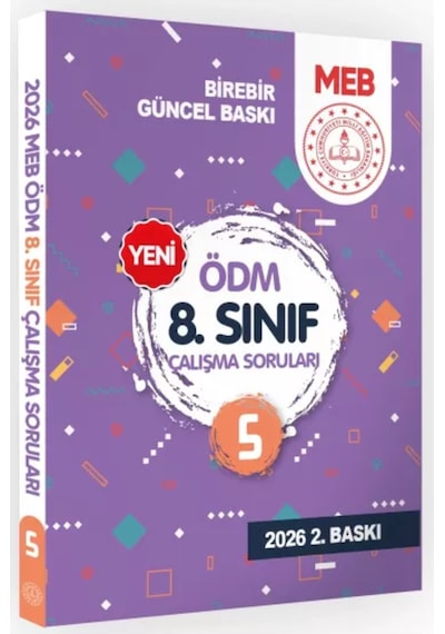 2026 LGS 8.sınıf Meb Çalışma Soruları Soru Bankası 6lı Modül Set Ödm Çalışma Kitapları Baskı Ücreti