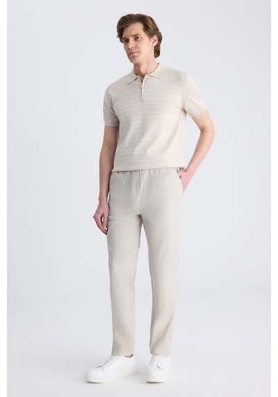 D's Damat Ds Damat Regular Fit Bej Armürlü Pamuklu Jogger Pantolon 4hc03s2133242 Bej