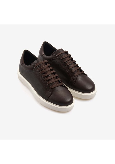 Mocassini Hakiki Deri Erkek Spor & Sneaker Ayakkabı S4 Kahve