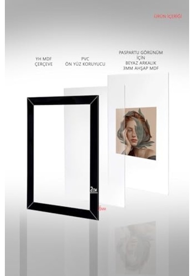 Yhfoto 5 Adet 15x21 Mdf Ahşap A5 Ahşap